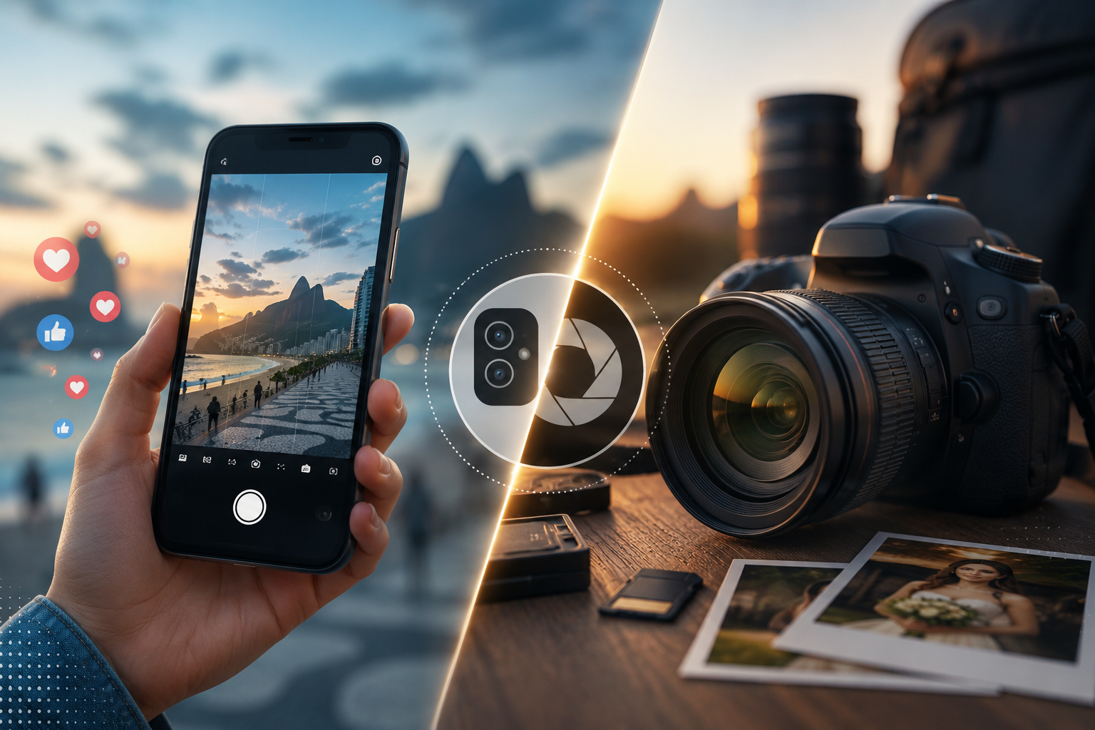 Smartphones ou câmeras fotográficas?A tecnologia amplia possibilidades, mas não substitui o olhar do fotógrafo