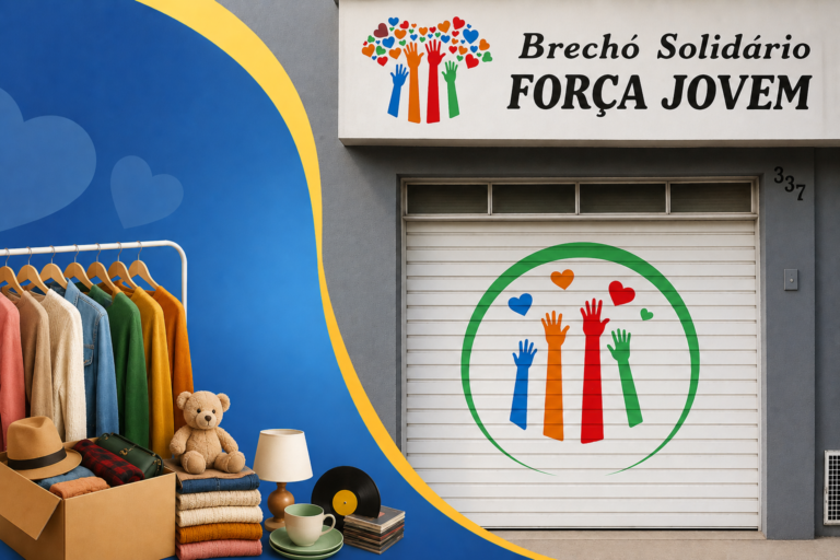 Brechó solidário da Associação Força Jovem oferece descontos de até 50% neste domingo em Jundiaí